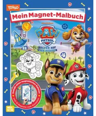 Image de Cahier d'activités pour la maternelle Paw Patrol : Mon livre de coloriage magnétique
