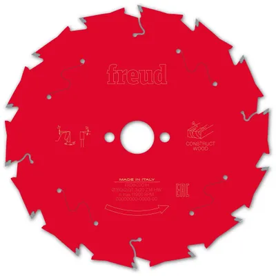 Image de Lame pour scie circulaire portative FREUD - Ø160 2/1,3 AL20 Z14 BA 18° - F03FS09788 -FR06C001H