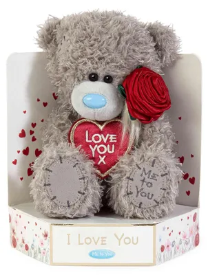 Immagine prodotto di Orsacchiotto - Love You x con rosa 18 cm - Carte Blanche Greetings Ltd.