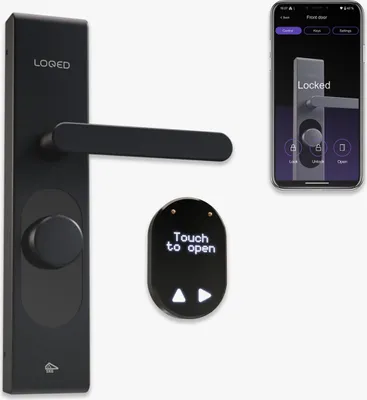 Produktbild von LOQED Smart Lock, elektronisches Türschloss (schwarz)