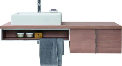 Produktbild von Duravit Waschtisch Vero, 600 mm, m.ÜL, 1 HL, geschliffen, weiß, 1 Stk.
