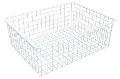 Produktbild von INTEGRI Weiss Drahtkorb 185mm Garderobensystem Schubkorb Aufbewahrung Organizer
