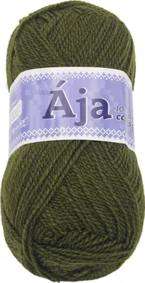 Zdjęcie produktu dla Przędza ÁJA – 50 g / 217 m – zielona