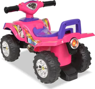 Produktbild von vidaXL Aufsitz-Quad für Kinder mit Sound und Licht Rosa und Lila