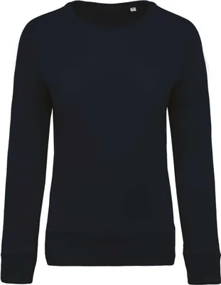 Produktbild von Kariban Damen Sweatshirt Langarmshirt Pullover Pulli Basic Sweat Shirt, Größe:M, Farbe:Navy Blau