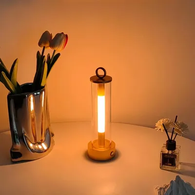 Produktbild von LED-Nachtlicht im Freien,Touch-Schalter, dreifarbiges Dimmen,Campinglicht,Wiederaufladbare Umgebungslicht, Schreibtischlampe,Für Camping, Restaurant
