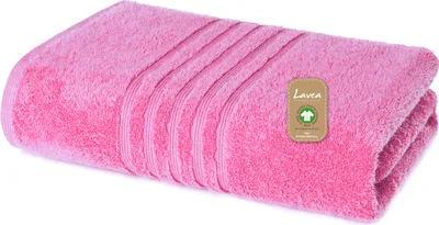 Produktbild von Lavea® Saunatuch XXL 80x220 cm, Saunahandtuch Damen und Herren, Bali, extra großes Badetuch, Handtuch Sauna Baden Duschen, 100% GOTS Baumwolle, Premium Frottier, Koralle