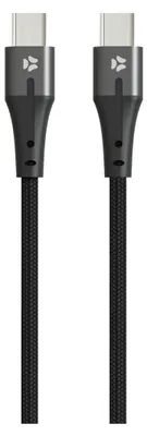Image de Câble USB-C vers USB-C SGS 20 W, 2 mètres, noir STPCTPC2MTBK