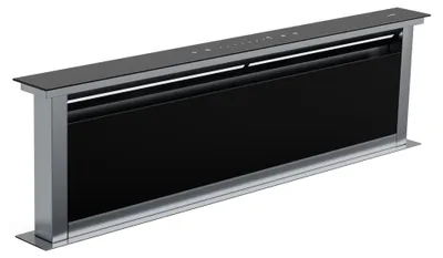 Produktbild von Klarstein Royal Flush Eco Downdraft Dunstabzugshaube - , 836 m³/h Luftumwälzung, Leise 74 dB, Touch-Bedienfeld, LED-Beleuchtung in 9 Farben, Wandmontage, Umluftbetrieb Möglich