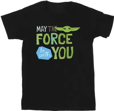 Produktbild von Star Wars - "The Mandalorian May The Force Be With You" T-Shirt für Herren BI47224 (S) (Schwarz)