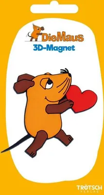 Obrázok produktu pre Trötsch The Mouse 3D magnetická myš so srdcom