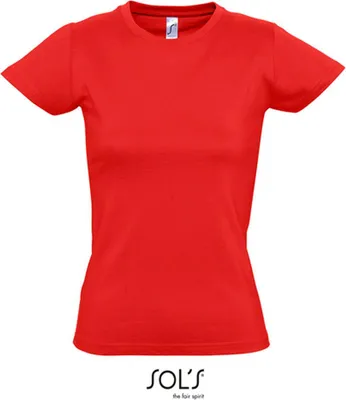 Immagine prodotto di SOLs 11502 | Maglietta donna Imperial - Colore: Rosso - Taglia: S
