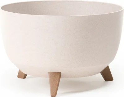 Image de LAMELA spolka z organiczona odpowiedź. Mísa ROMA - bílá ECO Ø 47 cm 26.5 cm