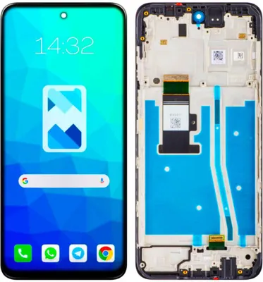 Obrázok produktu pre Originálny LCD displej a dotykové sklo, náhradný displej pre Motorola Moto G53 5G XT2335 (IPS) s rámom (REF), náhradné diely pre smartfón