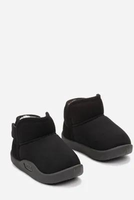 Produktbild von Jungen Mädchen Winterstiefel Schneestiefel Kinder Winterschuhe Giwi Schwarz Gr.21