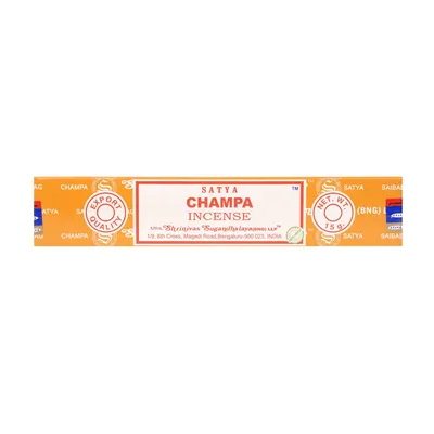 Produktbild von yogabox Räucherstäbchen Satya - 15g, 20-22 cm, 30-45 Minuten Champa
