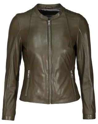 Produktbild von JCC Lederjacke 31025192 Damen oliv 46