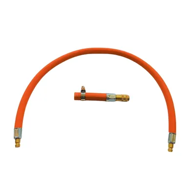 Image de Tuyau à gaz propane-butane Zatech 3 m 20 bars Ø 9 mm DN 5 type 21 (mandrin) connecteur DN5 raccord rapide Tuyau à gaz pour camping pour raccorder la bouteille de gaz