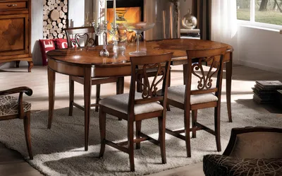 Produktbild von Italienische Esstische Tisch Holz Tische Möbel Esstisch Antik Stil Massivholz