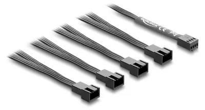 Obrázek produktu pro DeLOCK 84540, 4-pin PWM, 4 x 4-pin PWM, 0,4 m, Samec, Samec, Přímý