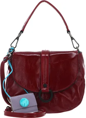 Produktbild von Gabs Leder Umhängetasche Handtasche Bea Glass Tube Black Crossbody Bag Lambrusco dunkelrot