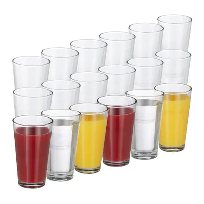 Produktbild von szklanki do napojów relaxdays 500,0 ml, 18 szt.