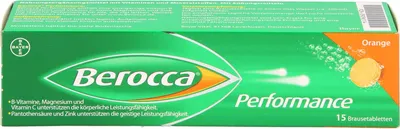 Obrázek produktu pro Berocca Performance, šumivé tablety, 15 kusů