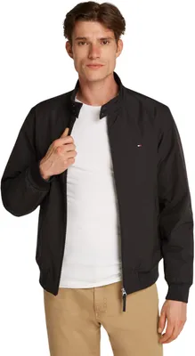 Immagine prodotto di Giacca antivento Tommy Hilfiger da uomo, modello Harrington, idrorepellente, colore nero (blu)