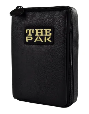 Image de THE PAK CUIR Étui aux Flèchettes pour 1 jusqu'à 2 monté Sets,Simili-cuir,marron