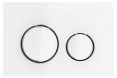 Produktbild von Geberit 115.884.SI.1, Spülplatte, Weiß, Chrom, Geberit, 246 mm, 14 mm, 164 mm