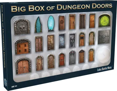 Zdjęcie produktu dla Loke Battlemats Big Box of Dungeon Doors - Akcesoria do gier RPG - Edycja ENG