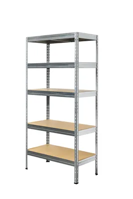Obrázek produktu pro Kovový regál Kovona Praktik VRPRV1800904505P0001 1800x900x450 mm 5 polic pozinkovaný