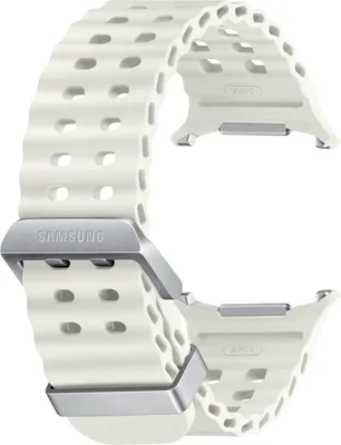 Obrázek produktu pro Samsung Marine Band ET-SNL70 pro Galaxy Watch Ultra, řemínek, chytré hodinky, bílý, Samsung, Galaxy Watch Ultra, nitril, nylon, guma