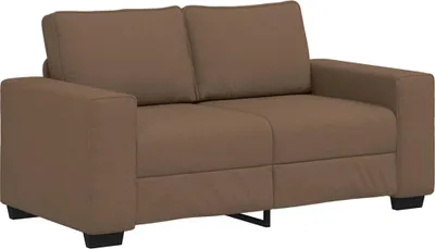 Obrázek produktu pro vidaXL Dvoumístná pohovka hnědá 160x77x82 cm látka