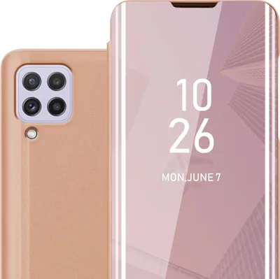 Produktbild von Cadorabo Handyhülle für Samsung Galaxy A22 4G / M22 / M32 4G in Pink Cover Backcover Schutzhülle Book Case Booklet