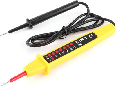 Obrázek produktu pro 8 v 1 Tester napětí AC DC 6-380V Multifunkční detektor elektrických přístrojů do auta s indikátorem