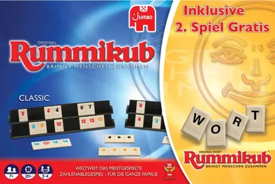 Produktbild von Jumbo Original Rummikub + Rummikub Wort Exklusiv