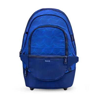 Produktbild von Belmil ergonomischer Schultasche & Gürteltasche für Jungen Für Schule und für Freizeitaktivitäten geeignet /Brustgurt, Hüftgurt/sonstige Muster/Blau (338-84/P Estate Blue)