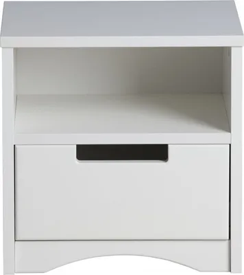 Produktbild von CDF NACHTSCHRANK CLASSIC | Farbe: Weiß | Nachtschrank | Ideal für das Schlafzimmer