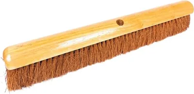 Obrázok produktu pre Zametací stroj na podlahy - kokosové vlákno - metla - matne lakovaná - 80 cm