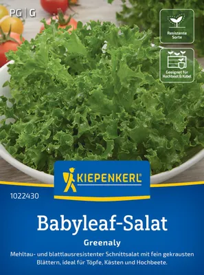 Produktbild von Kiepenkerl Babyleaf-Salatsamen Greenaly Lactuca sativa 1-2 lfd. Meter