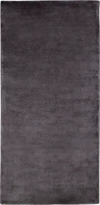 Produktbild von BELIANI Teppich Dunkelgrau Viskose 80 x 150 cm Kurzflor Rechteckig mit Baumwoll-Unterseite skandinavischer Stil