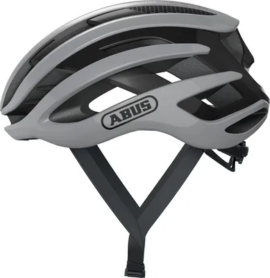 Produktbild von ABUS Rennradhelm AirBreaker - High-End Fahrradhelm für den professionellen Radsport - für Jugendliche und Erwachsene - Helm für Damen und Herren - Grau, Größe S (51-55 cm)