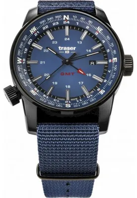 Produktbild von Traser H3 - 109034 - Armbanduhr - Herren - Quarz - P68 Pathfinder GMT Blue