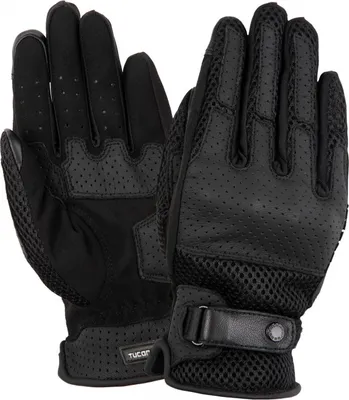 Produktbild von TUCANO URBANO Damen Sommerhandschuhe schwarzem synthetischem Wildleder-Handflächen WENDY größe XL