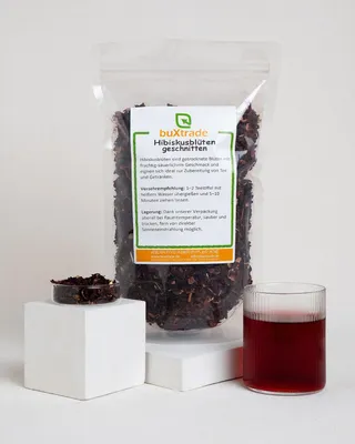 Produktbild von 250 g Hibiskusblüten | Tee | getrocknet | Hibiskus | Tea