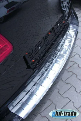 Immagine prodotto di Protezione Paraurti Acciaio Inox Cromo per VW Touran 1T3 2010-2015 con Bisello