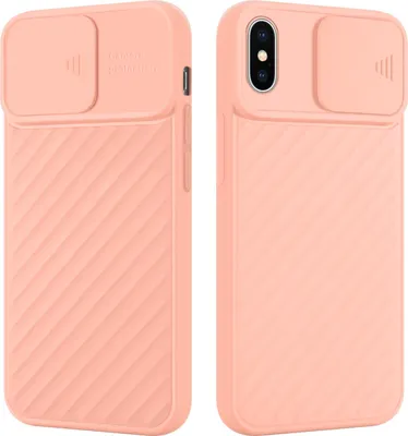 Obrázek produktu pro Cadorabo pouzdro pro Apple iPhone X / XS Protective Case in Pink TPU Cover Case Ochrana fotoaparátu