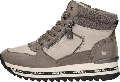 Image de Mustang Sneakers Hoog Sneakers Hoog - Taupe - Maat 36