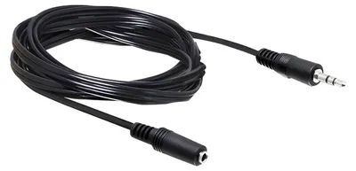 Produktbild von DeLOCK 3.5mm - 3.5mm, 5m, 3.5mm, Männlich, 3.5mm, Weiblich, 5 m, Schwarz